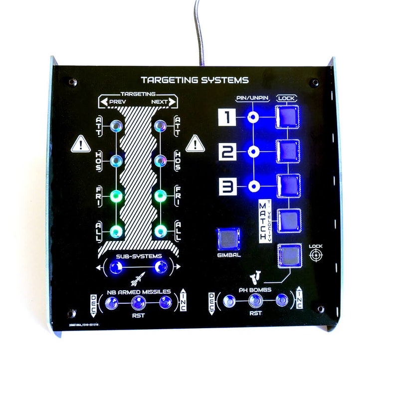 TARGETING SYSTEMS USB Panel for Star Citizen Button Box - Etsy