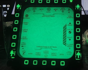 Backlight for Thrustmaster MFD