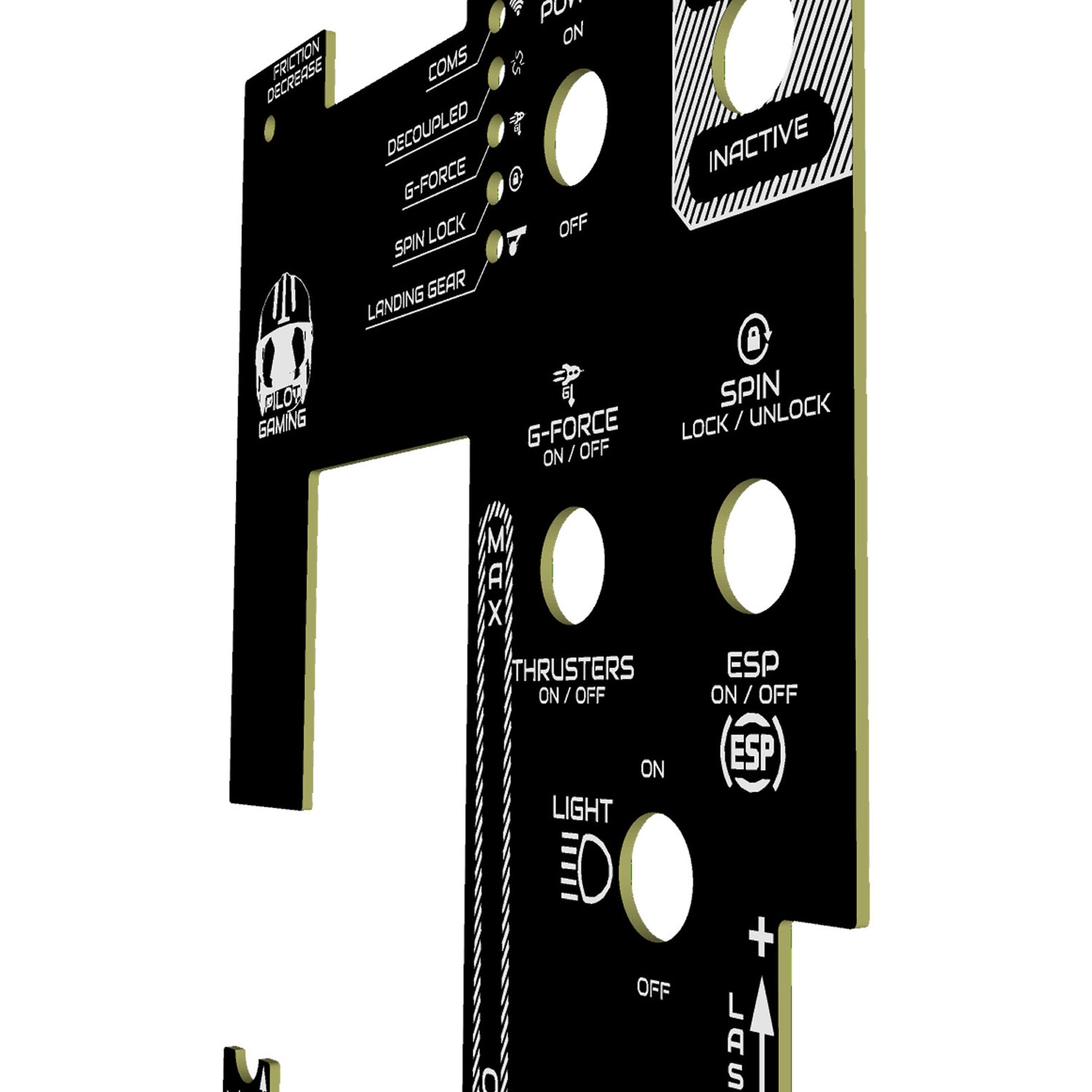 Hotas Plates for Thrustmaster Warthog Star Citizen Game - Etsy