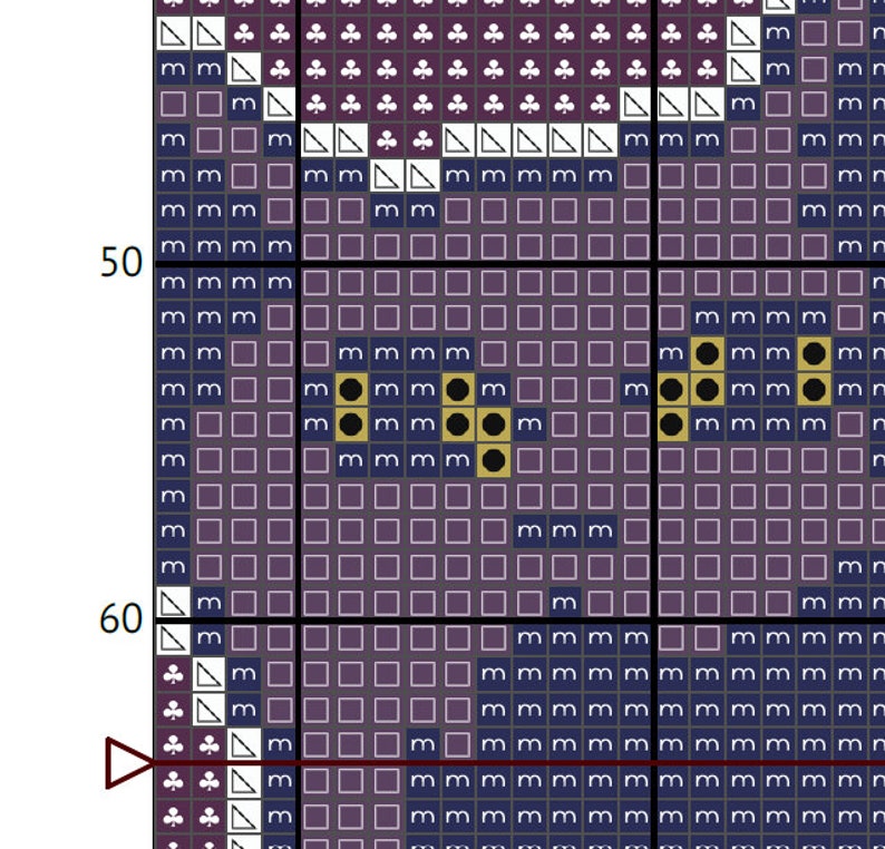 The Void Black Cat Tarot Card Cross Stitch Pattern PDF Etsy