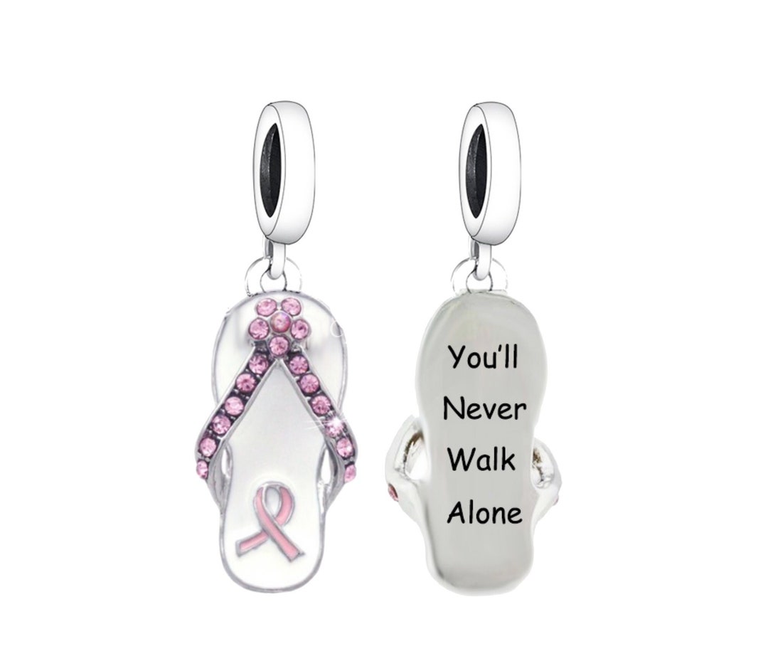 Breast Cancer Cancer Breast Cancer Ribbon Pink Spacer Stopper Etsy