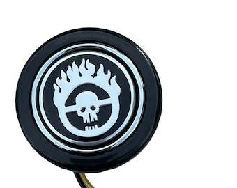 Universal Racing Steering Wheel horn button Mad Max Fury Road Skull War Boys Interceptor Ford Falcon Car Pursuit Special Main Force Patrol