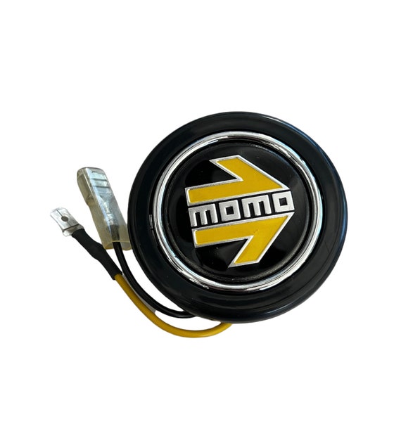 アクセサリー momo Momo Competition Universal Steering Wheel Horn Button Yellow Arrow