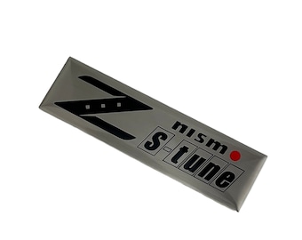 1 Nissan Z Nismo S-Tuned Fender Badge Trunk Aluminum Emblem Dash Console JDM 300ZX 350Z 370Z 400Z Fairlady