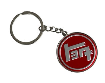 Keychain Key FOB Ring Holder For Toyota TEQ JDM Japanese Old School Chrome Corolla Supra Corona Land Cruiser Celica Corona Starlet Classic