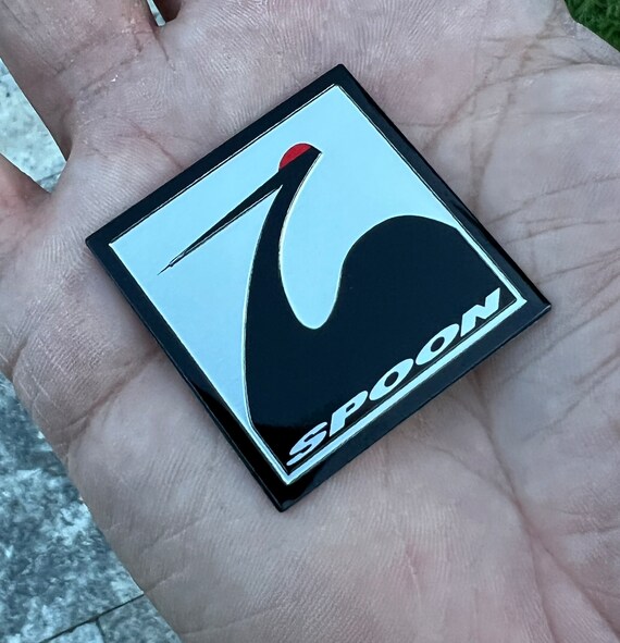 thumbnail image 2 of 2pcs Acura Type S Side Fender Marker Badge – Black Sport Emblem – Left & Right – RPM6500 2 of 3