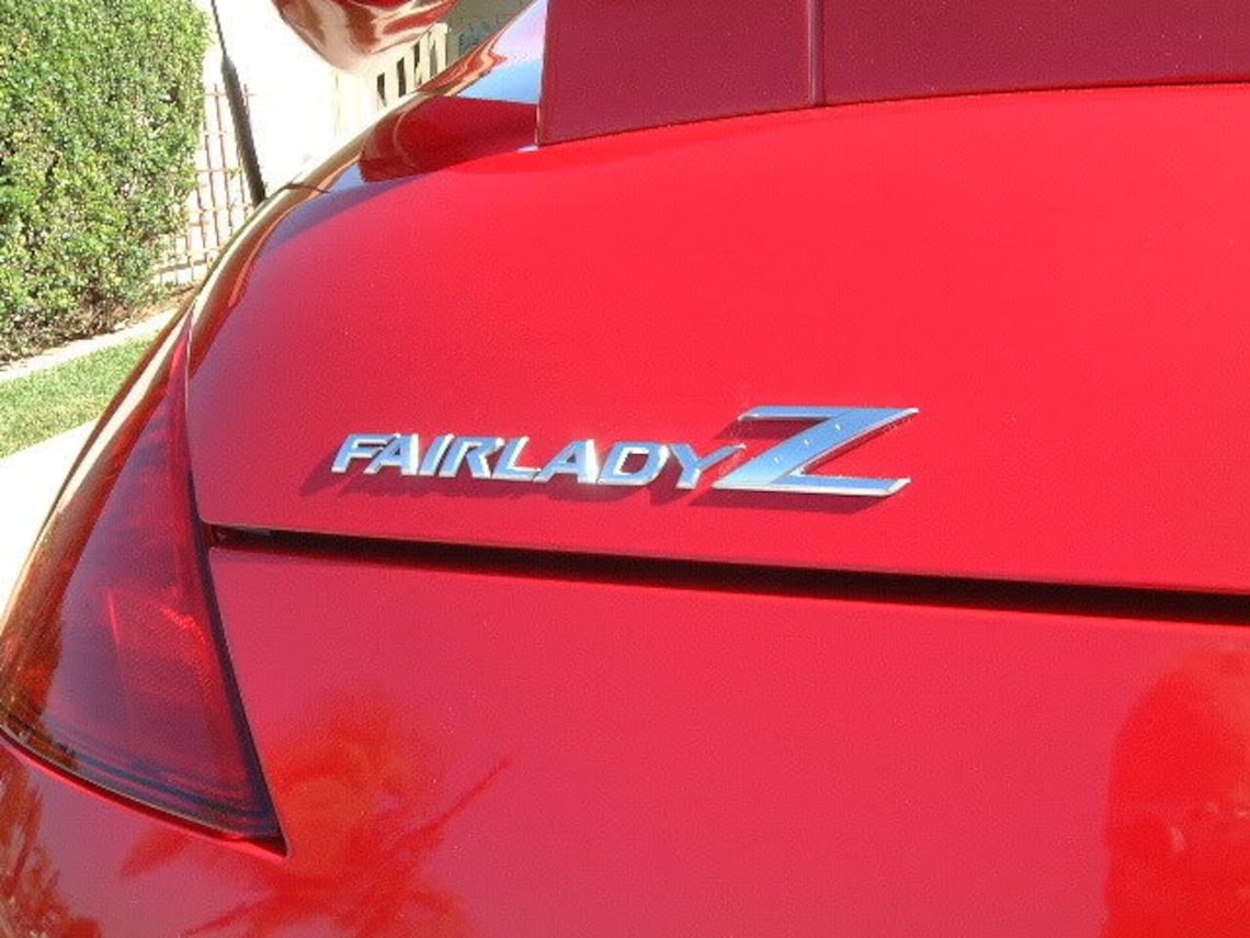 Nissan Fairlady Z Badge Trunk Emblem JDM 280ZX 300ZX 350Z 370Z Etsy