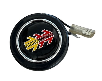 Momo Corse Competition Universal Steering Wheel horn button Yellow Arrow Red