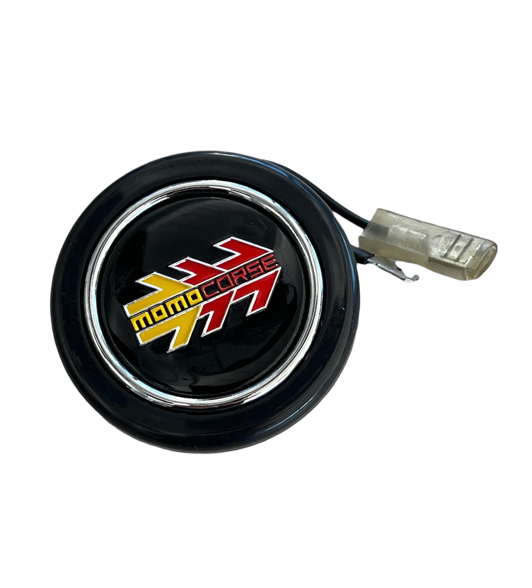 Momo Corse Competition Universal Steering Wheel Horn Button Yellow