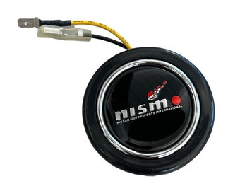 Nissan Nismo Universal Racing Steering Wheel horn button 350Z 370Z Skyline GTR Sentra G35 G37 Maxima Altima 240SX S13 Sylvia S14