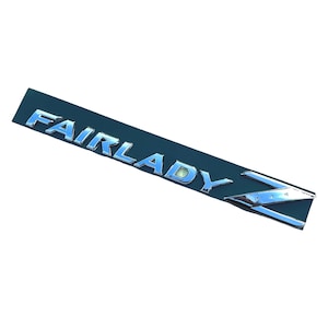 Nissan Fairlady Z Badge Trunk Emblem JDM 280ZX 300ZX 350Z 370Z 400Z Z33 Z34 Z32 Chrome