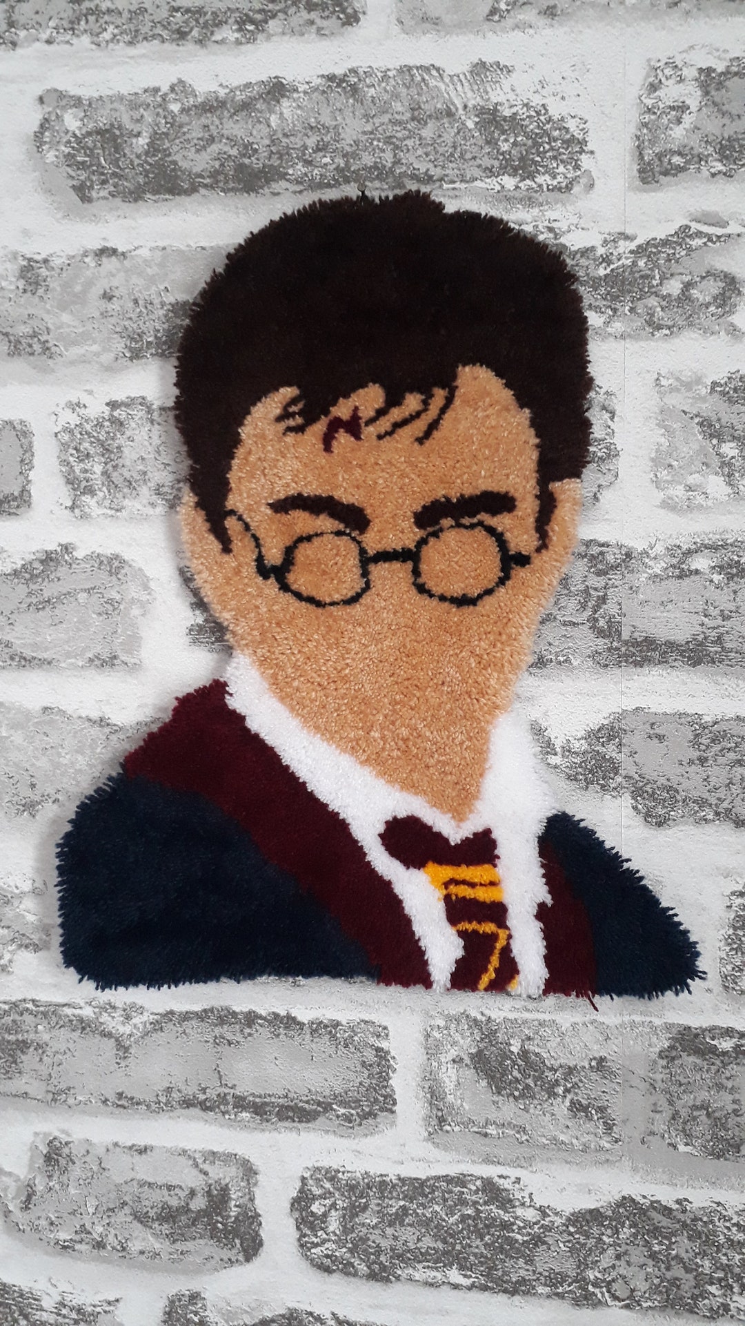 Harry Potter Wall Decor Tufted Wall Hanging Harry Potter Etsy
