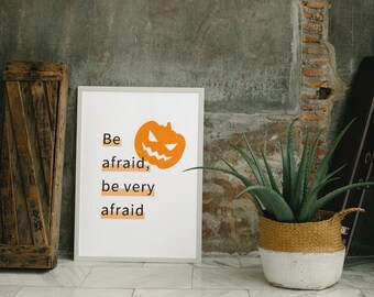 Scary Halloween Printable Vintage Poster Collection Set of 2 - Etsy
