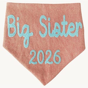Bandana personalizada para perro / Bandana personalizada para mascota / Bandana de fieltro bordada a mano / Bandana de embarazo para perro / Bandana de cumpleaños para perro / Regalo para perro imagen 1