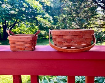 Vintage Longaberger Basket ~ 1994 ~ Small Square Basket - Etsy
