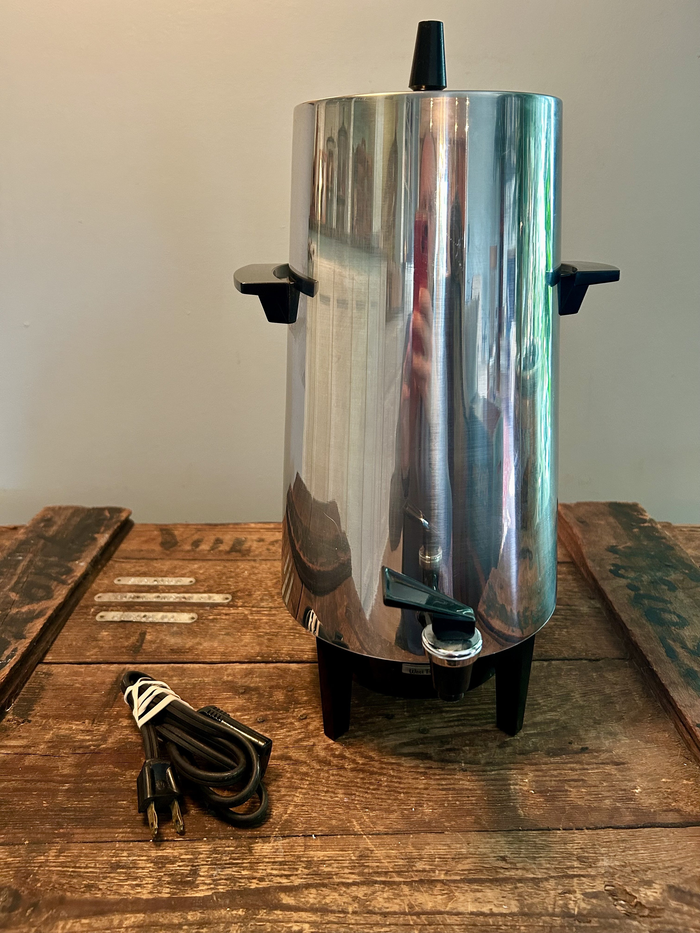 West Bend Aluminum Coffee Kwik Drip Coffee Maker West Bend Blue