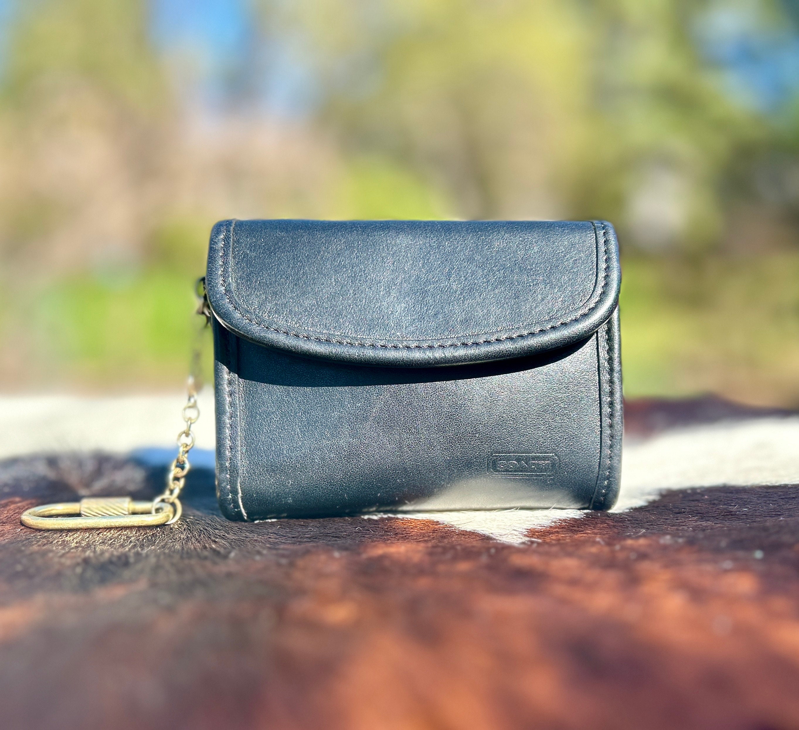 Vintage coach multifunction wallet style 7219 in color black Etsy
