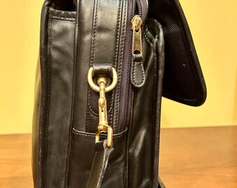 Vintage Coach Compact Organizer Brief Black Style #544 Computer
