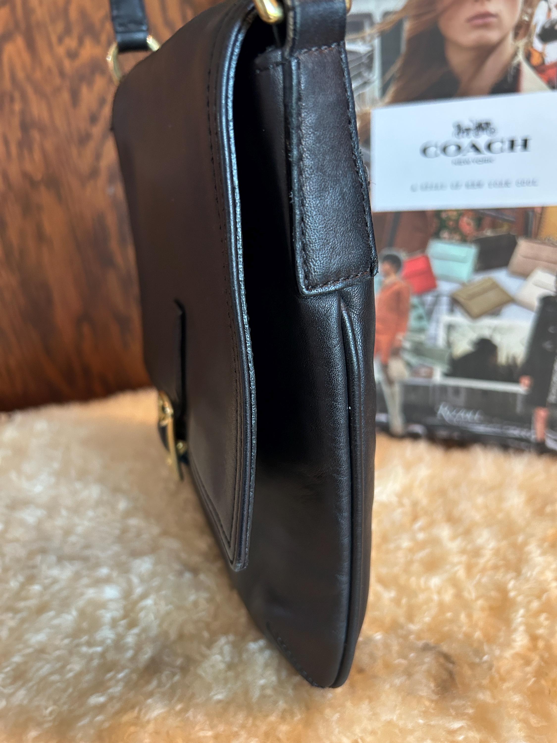 Vintage Coach Legacy Slim Flap Black Style 9592 - Etsy