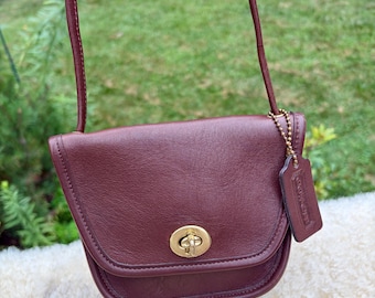 Vintage Coach Blazer Bag | Style 9830 | Mahogany | Made in NYC - Etsy
