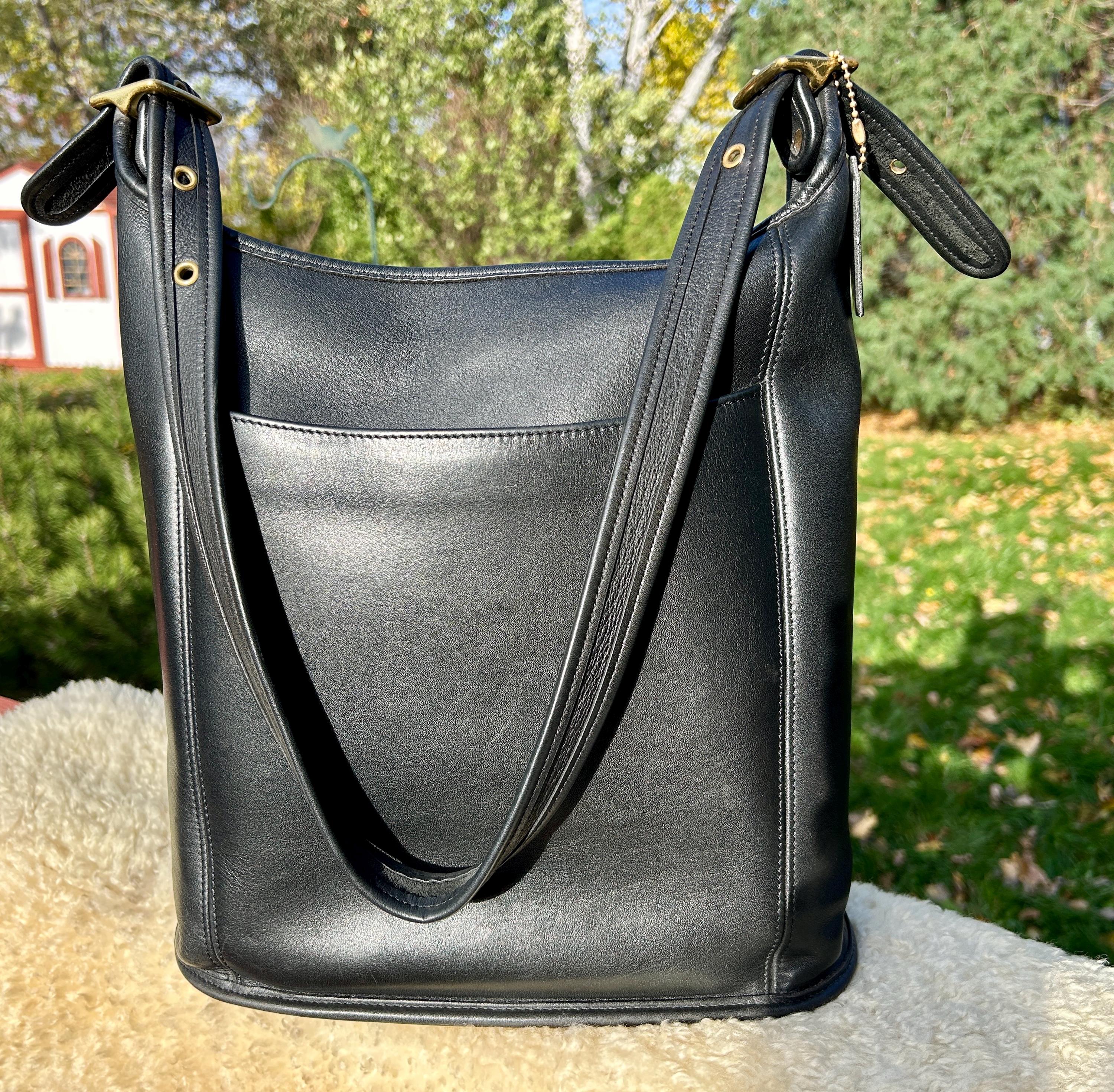 Vintage Coach Slim Duffel Sac Style 9060 Black W Hang Tag - Etsy
