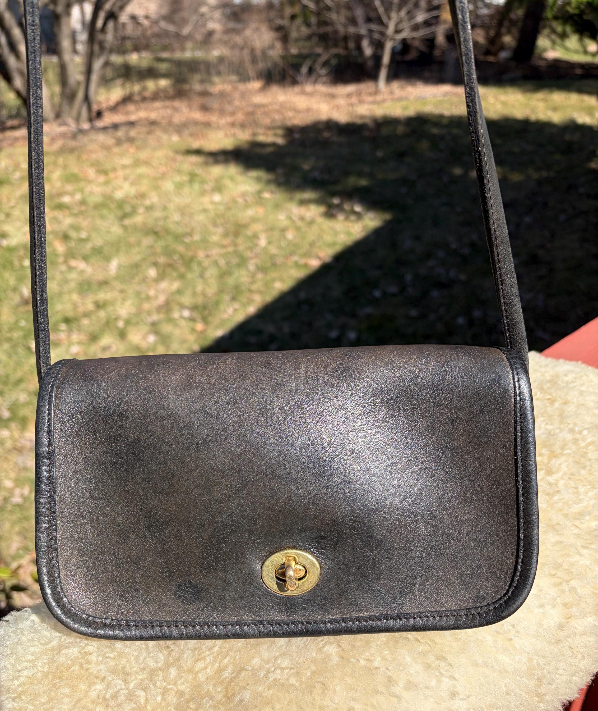 Vintage Coach Dinky Bag - Etsy
