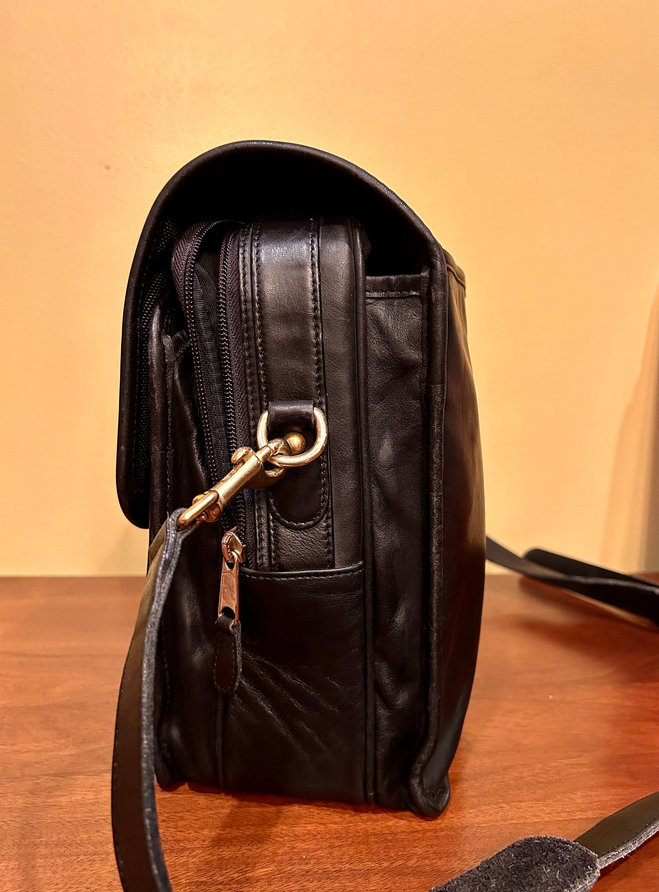 バッグ New Vintage Coach Briefbag Black Leather Coach Vintage Leather Metropolitan Brief Laptop Bag Black | eBay