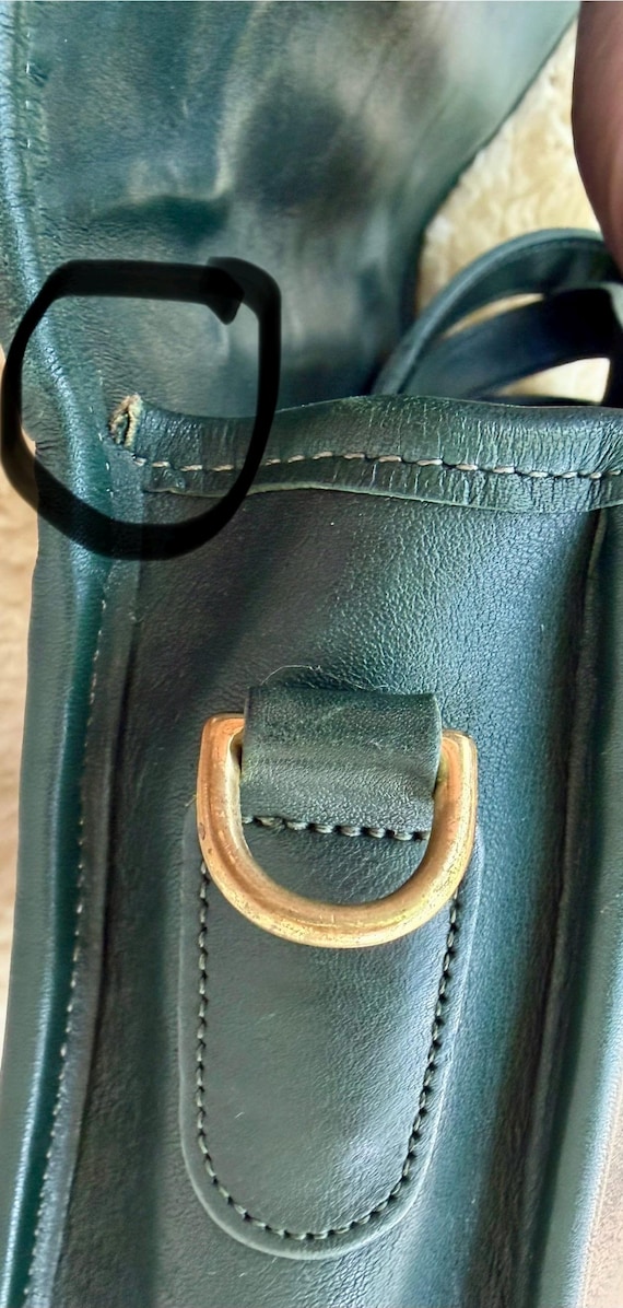 Vintage Coach Bottle Green Court Bag Style 9870 USA Made - Etsy