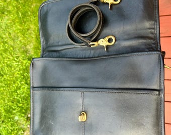 Vintage Coach NYC School Bag 9695 Black W Hang Tag - Etsy