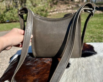 vintage coach old ミニボストン brown Old coach シグネイチャーミニボストン - メルカリ