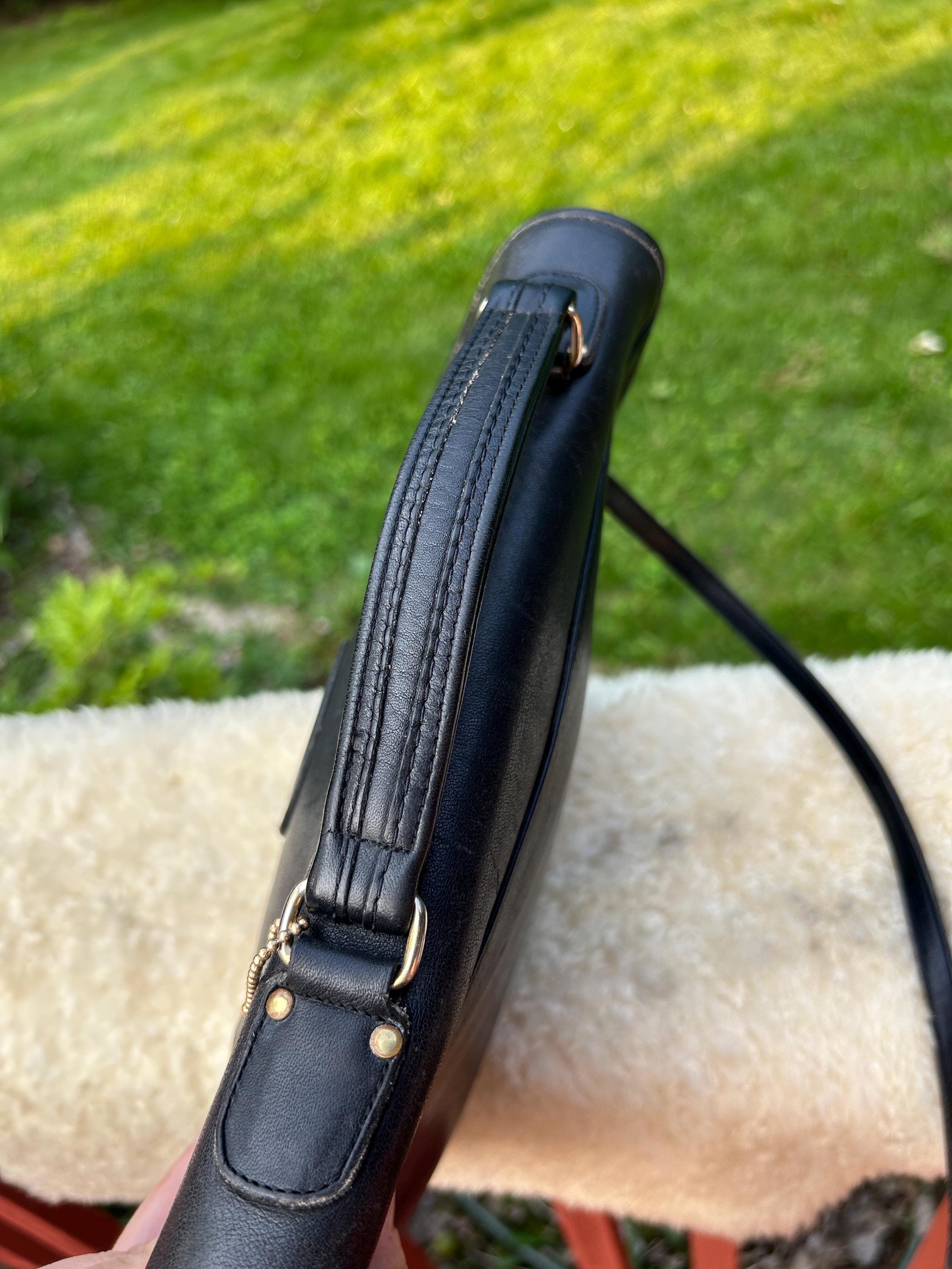 Vintage Coach NYC School Bag 9695 Black W Hang Tag - Etsy