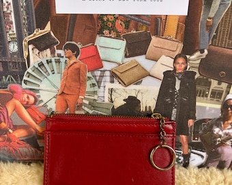 Coach Convertible Clutch Bag | Red Leather - Etsy
