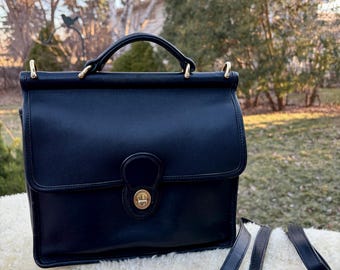 Vintage Coach Beekman Briefcase 5266 Black - Etsy