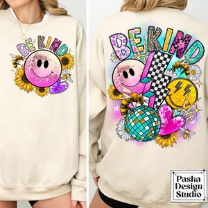 Be Kind Smiley Png, Be Kind Png, Biene, Smiley Face Design, Aufhellung, Be Kind Design Sublimation Png, Smiley, digitaler Download