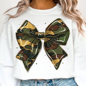 Camo Coquette Bow png, Bow png, Camo Bow Sublimation, Duck Hunting png, Coquette png, Girly png, Camouflage Bow png, Digital Download