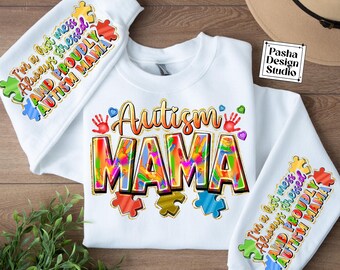 I'm a hot mess always stressed and proudly autism mama png sublimation design download, Autism Awareness png, Autism Mama png, Autism puzzle