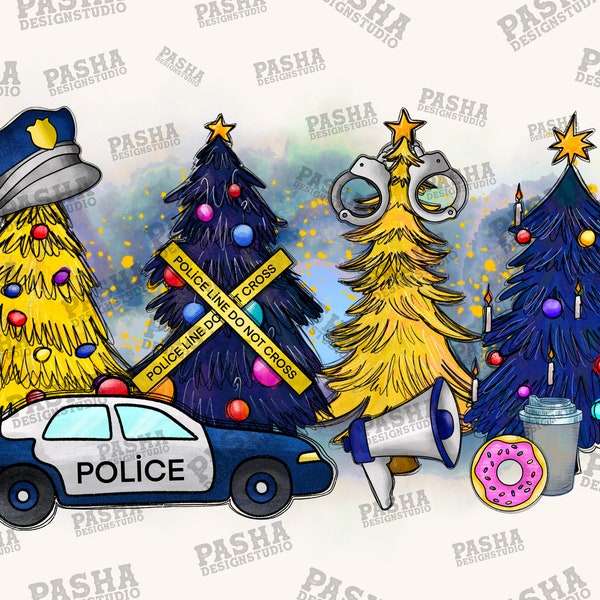 Police Tree Decor Etsy