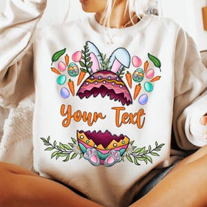 Osterhase Name Rahmen png Sublimation Design Download, Osterhase png, Anpassen, Osterkaninchen png, Ostern, sublimieren Designs herunterladen