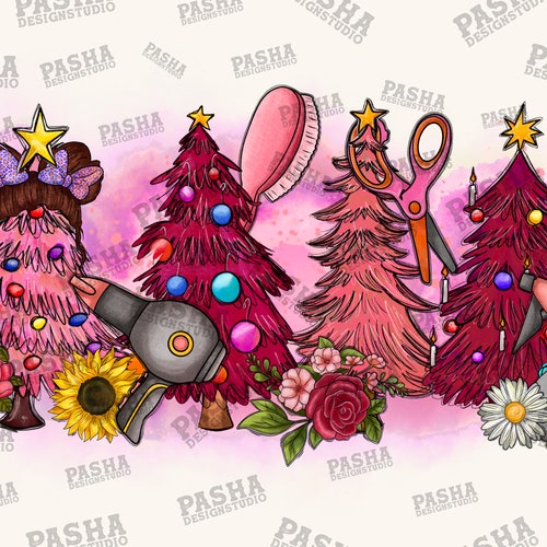 Hair Stylist Christmas Tree Etsy
