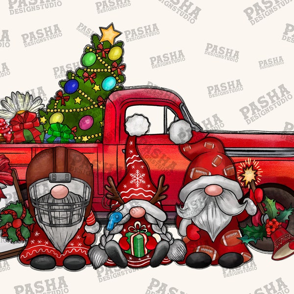 Merry Christmas Truck Png, Cow Png, Pig, American Football Gnome , Christmas, Truck Png, Western, Windmill,Sublimation Png,Digital Download