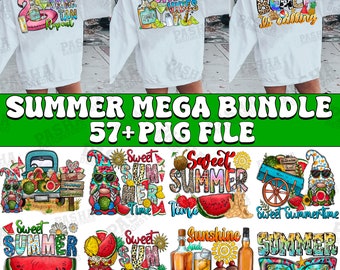 Summer Bundle Png, Hello Summer, Summer Life Png, Beach Life Bundle, Bundle Design Png, Salty Beach, Sublimation Designs, Digital Download
