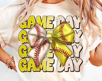 Baseball Softball Coquette Bow Png, Game Day Baseball Coquette PNG, Baseball Bow Png, Softball Mama Png, Raising Ballers Png, Digital File