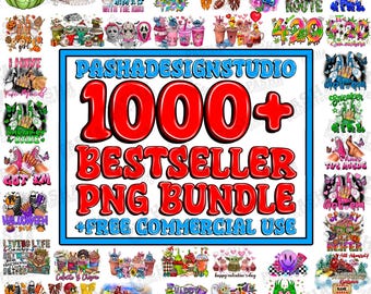 1000+ MEGA Png Bundle Cricut Cut Files PNG Bundle Sublimation T Shirt Designs Bundle Xxl Files for Cricut Free Commercial Use