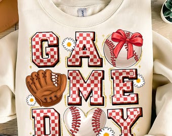 Baseball Png, Baseball Game Day Png, Baseball Mama Png, Baseball Mom Png Sublimation, Coquette Baseball Png Shirt Design, Game Day Png