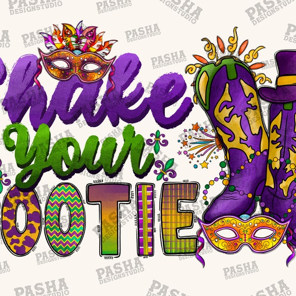 diy mardi gras boots