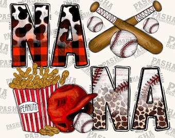 Baseball Nana Png, Baseball Clipart,Transparent PNG file for sublimation,Nana Png,Baseball Design,Nana Baseball,Nana Design,Digital Download