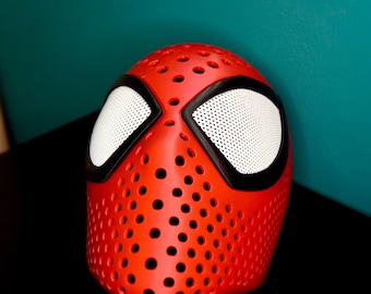 Spiderman-masker - Cosplaymasker, cadeau-idee, rode en zwarte Spiderman, verzamelobjecten, 3D-printen, superhelden