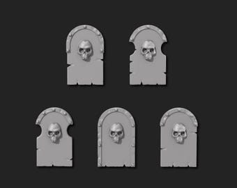 Ondode grafsteenschilden