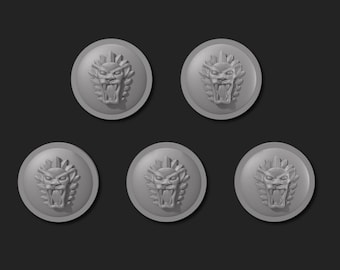 Lion Pikemen-schildjes