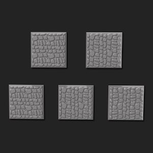 Podstawy z kostki brukowej 50 x 50 mm